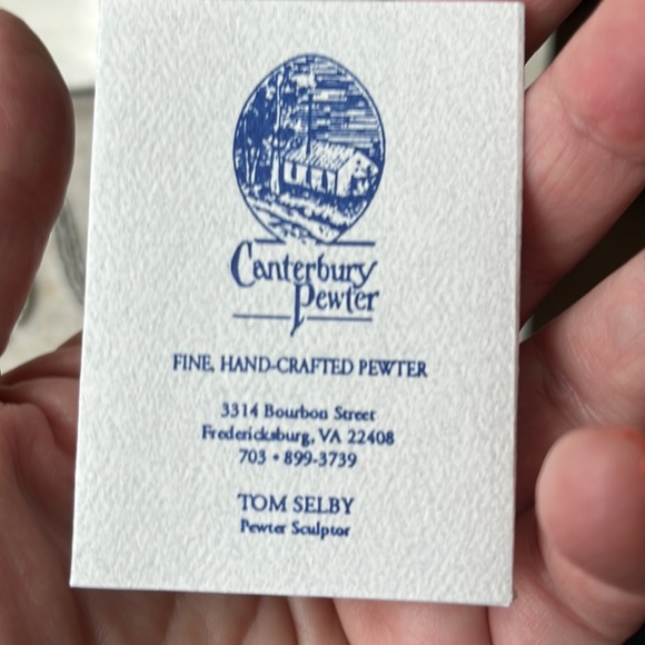 Pewter Canterbury cross necklace - Picture 6 of 7